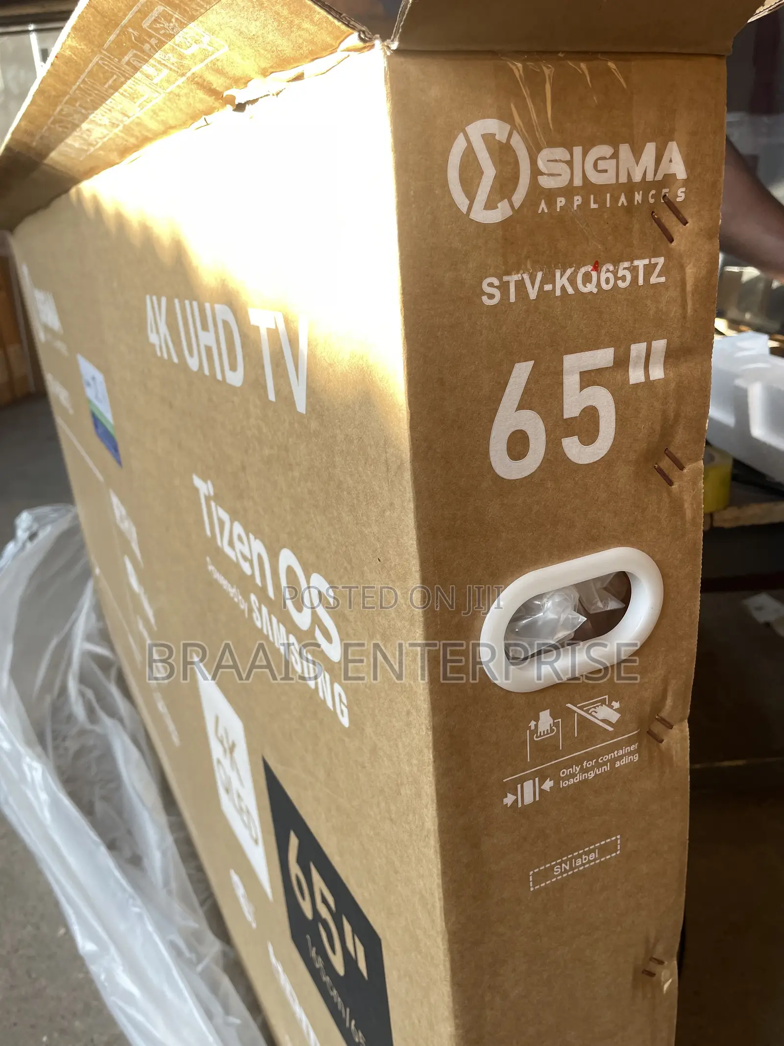 Sigma 65” Qled 4k Smart Tizen Os