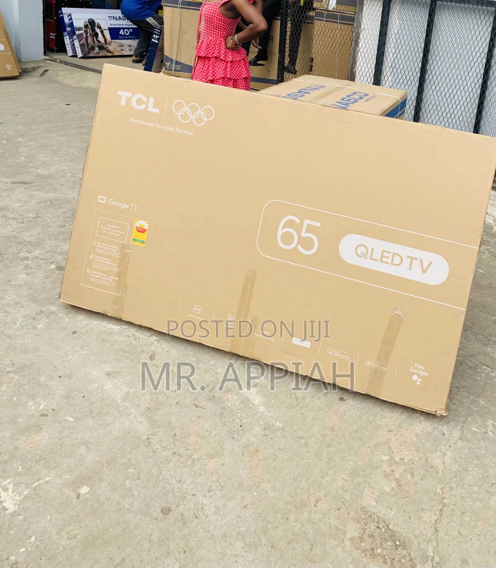Super Affordable TCL 65” Qled 4k Smart Android Television