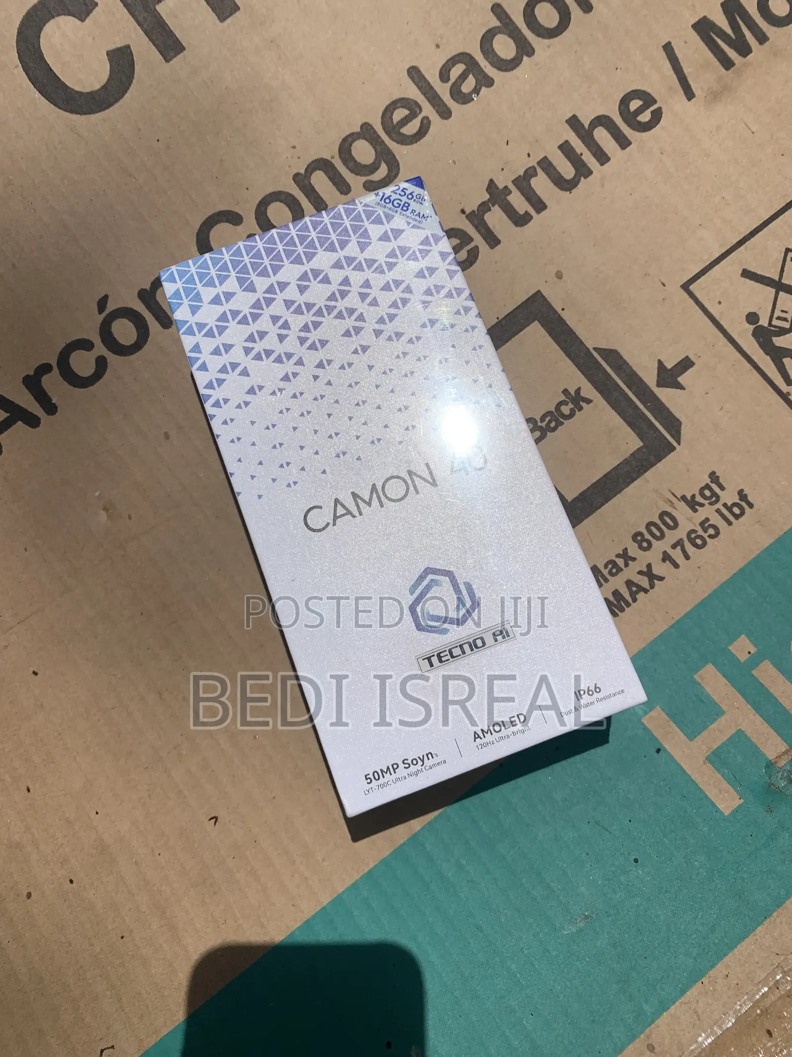 New Tecno Camon 40 256 GB Gray
