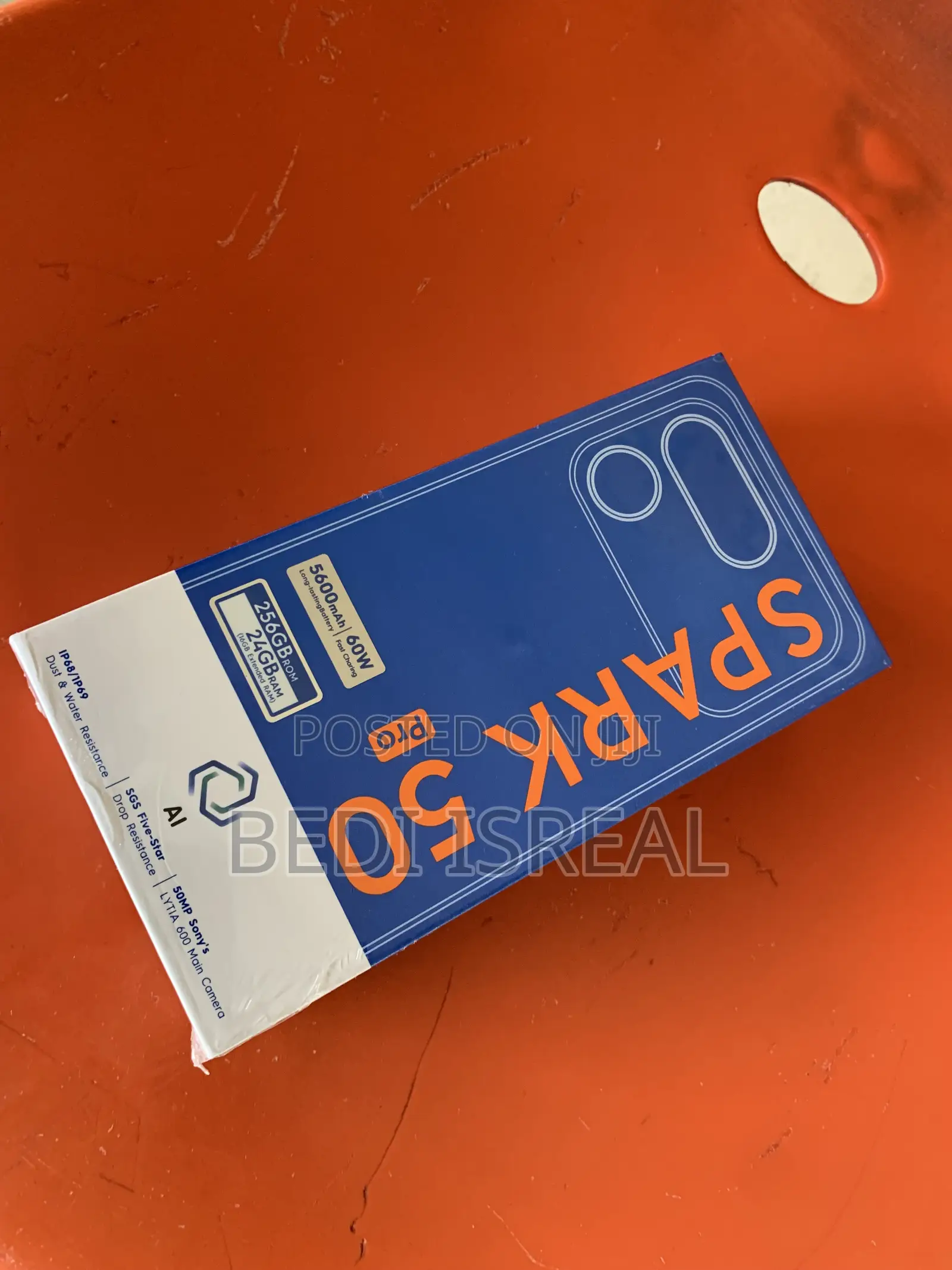 New Tecno Spark 50 Pro 256 GB Orange