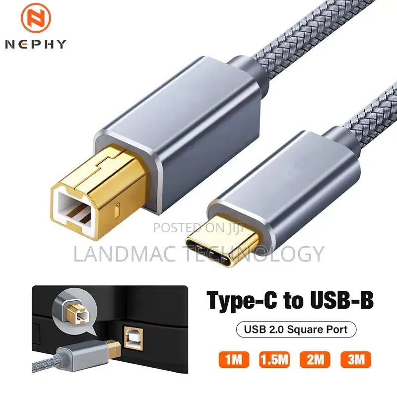 USB C Printer Cable 1 Meters