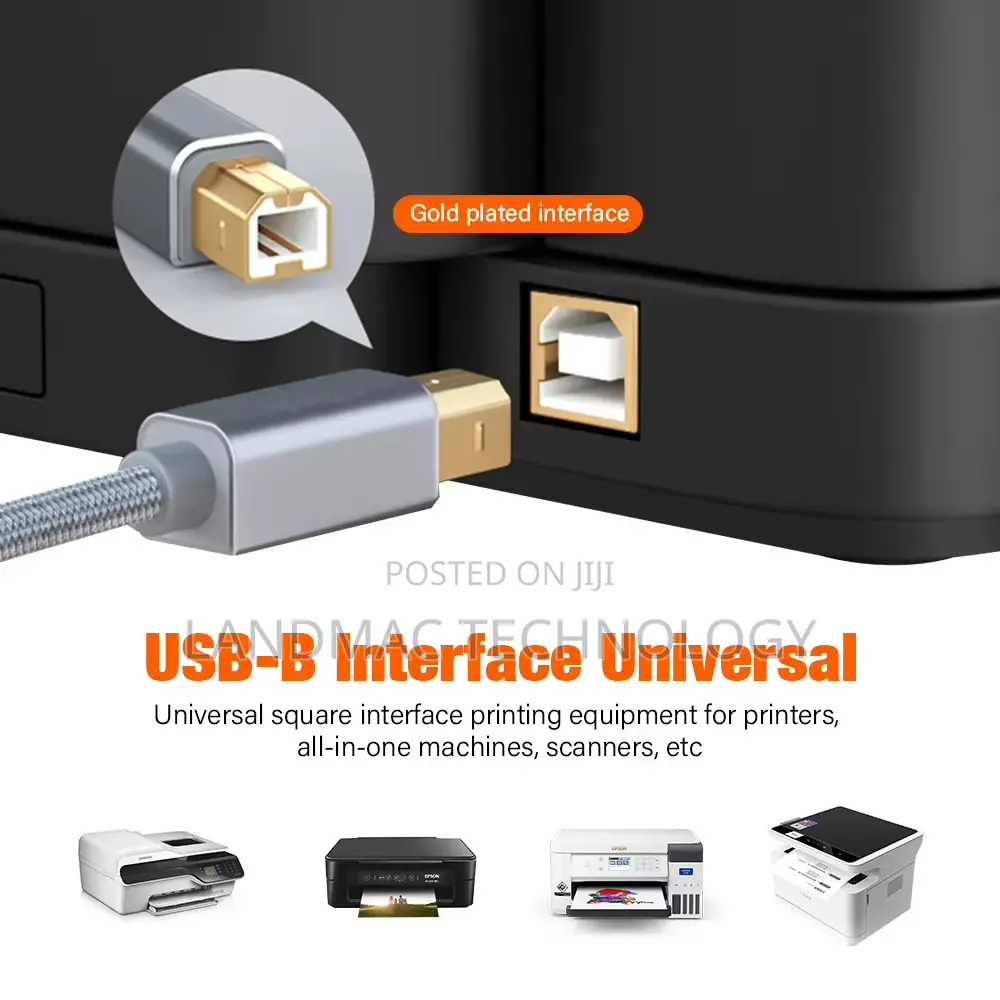 USB C Printer Cable 1 Meters