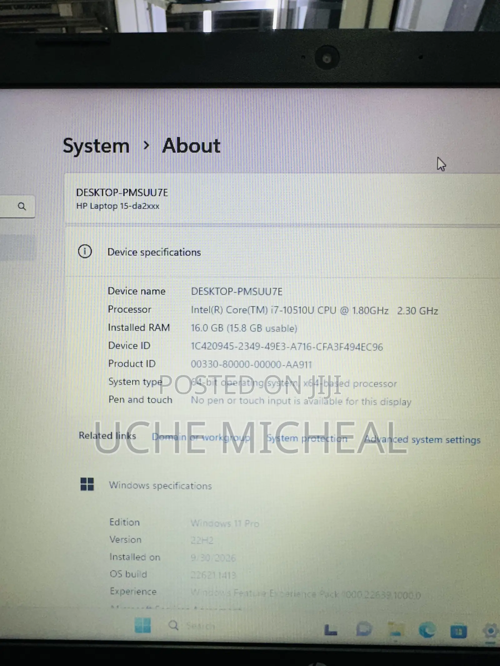 Laptop HP 15 16GB Intel Core i7 HDD 1T