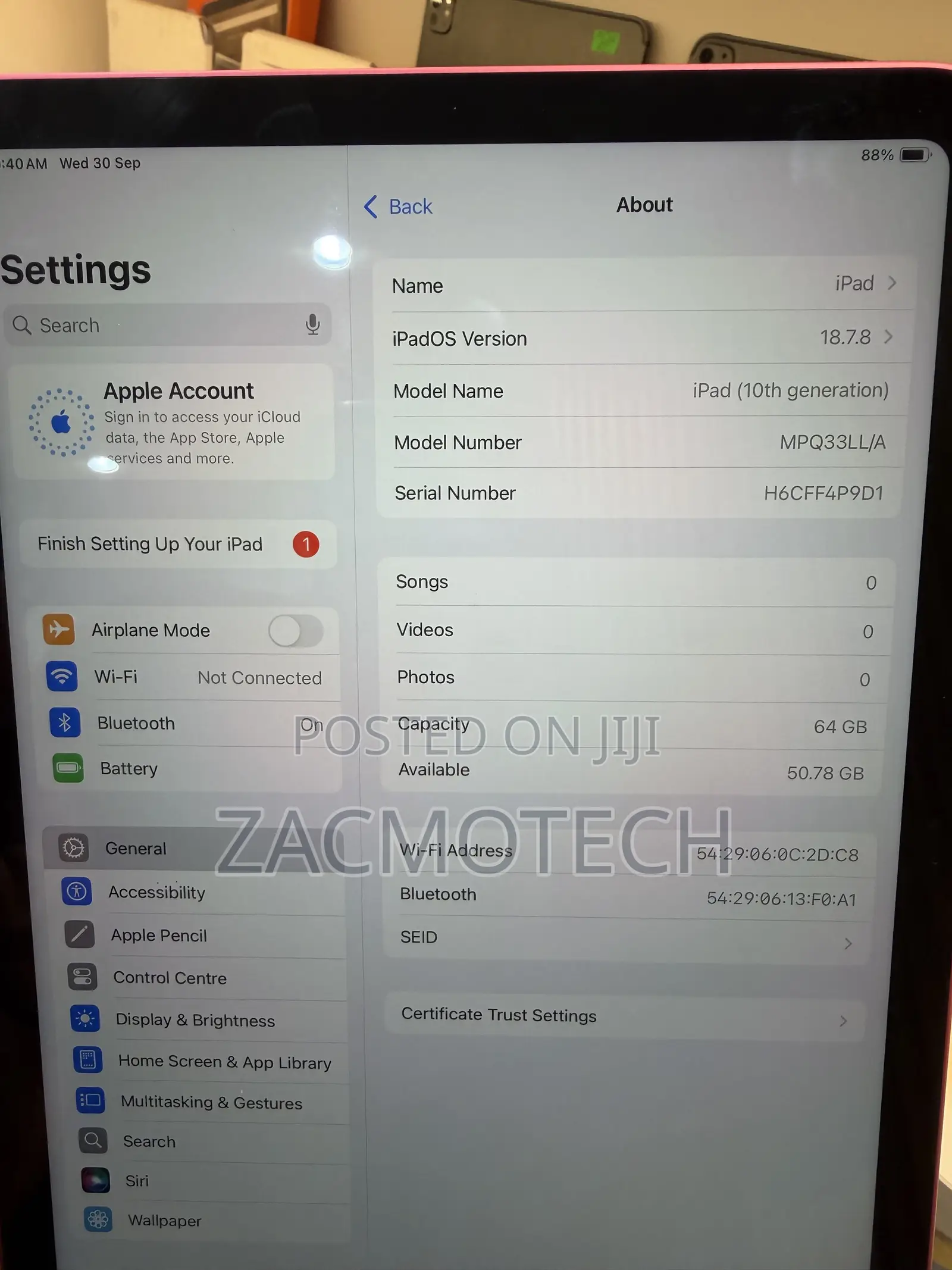 Apple iPad (2025) 64 GB Pink