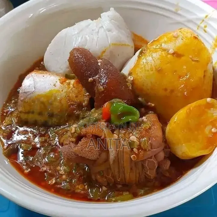 Banku With Okro Stew