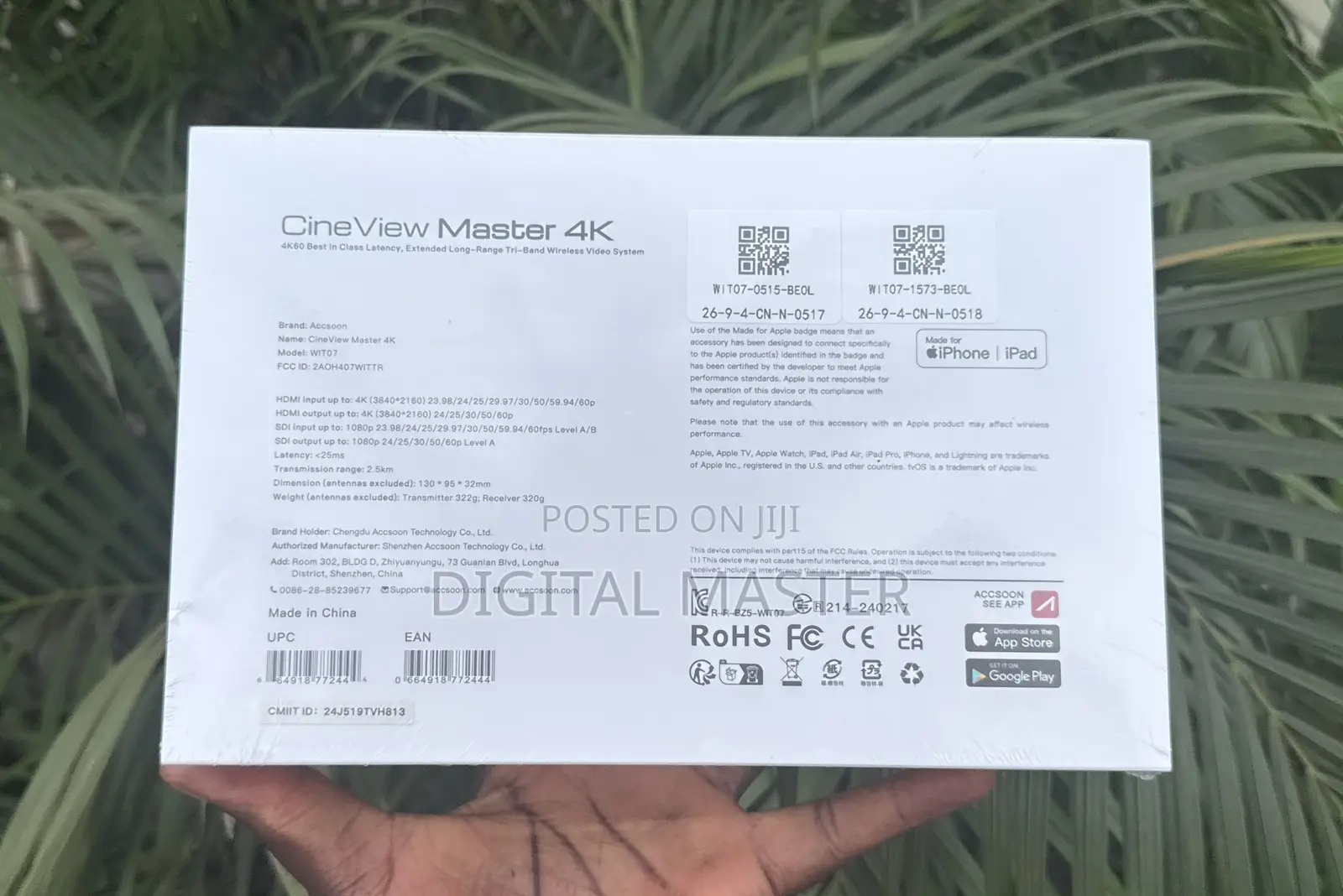 Accsoon CineView Master 4K SDI/HDMI Wireless Video Transmission System