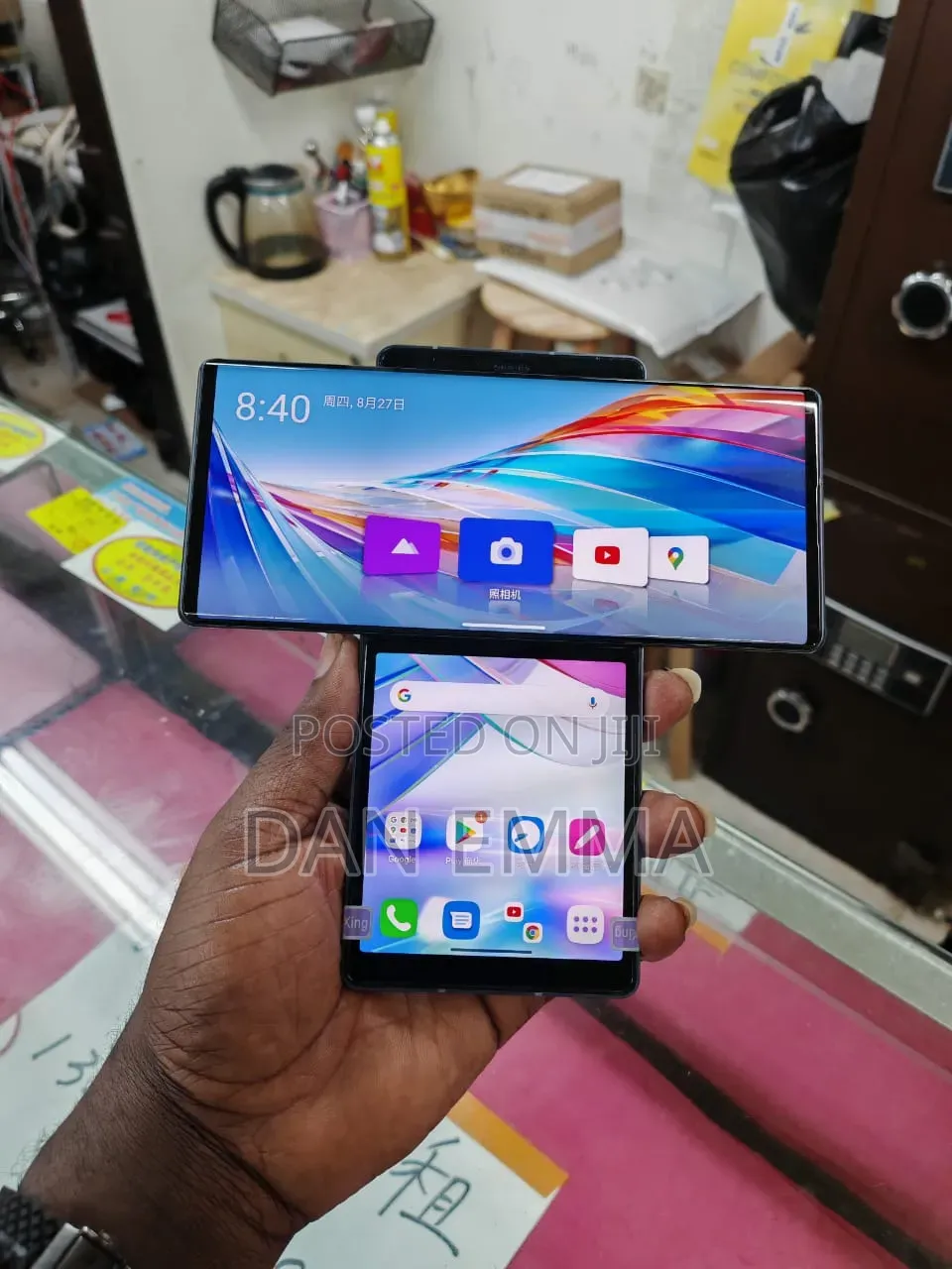 LG Wing 5G 256 GB Black