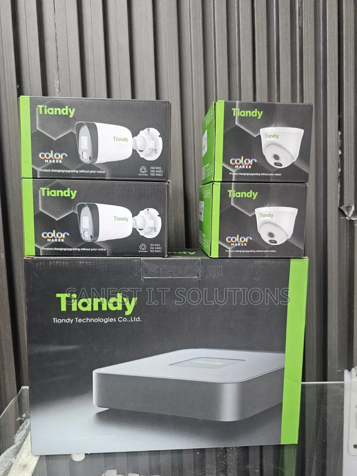 Tiandy Kit 2mp Ip CCTV Camera 4 Chanel Kit