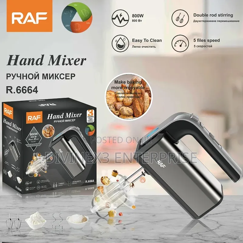 Raf R.6664 800w Hand Mixer