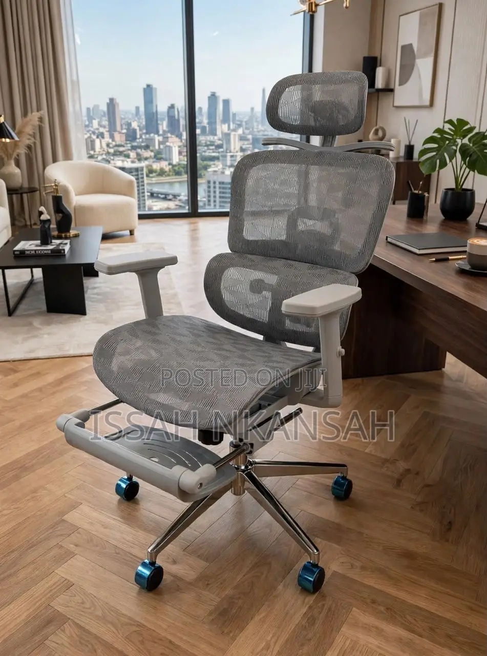 Grey Ergonomic With Foot Wrest