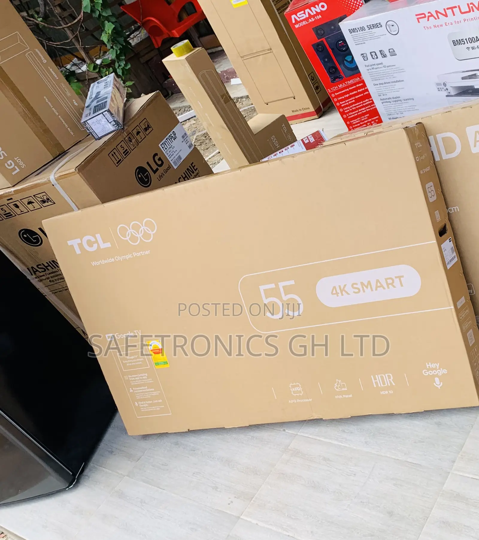 Brand New ^ Frameless 55 Inch Led Smart TCL TV