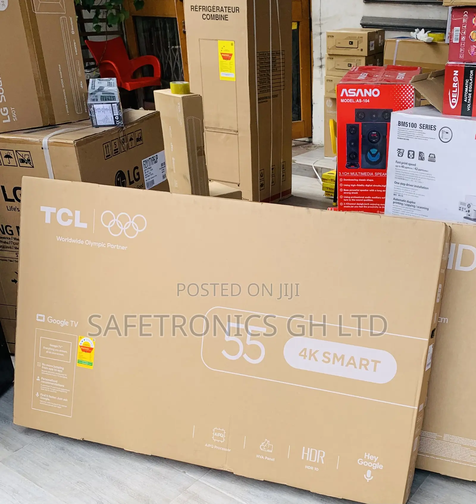 High Reliable • Smart TCL 55 Inch Led Uhd TV