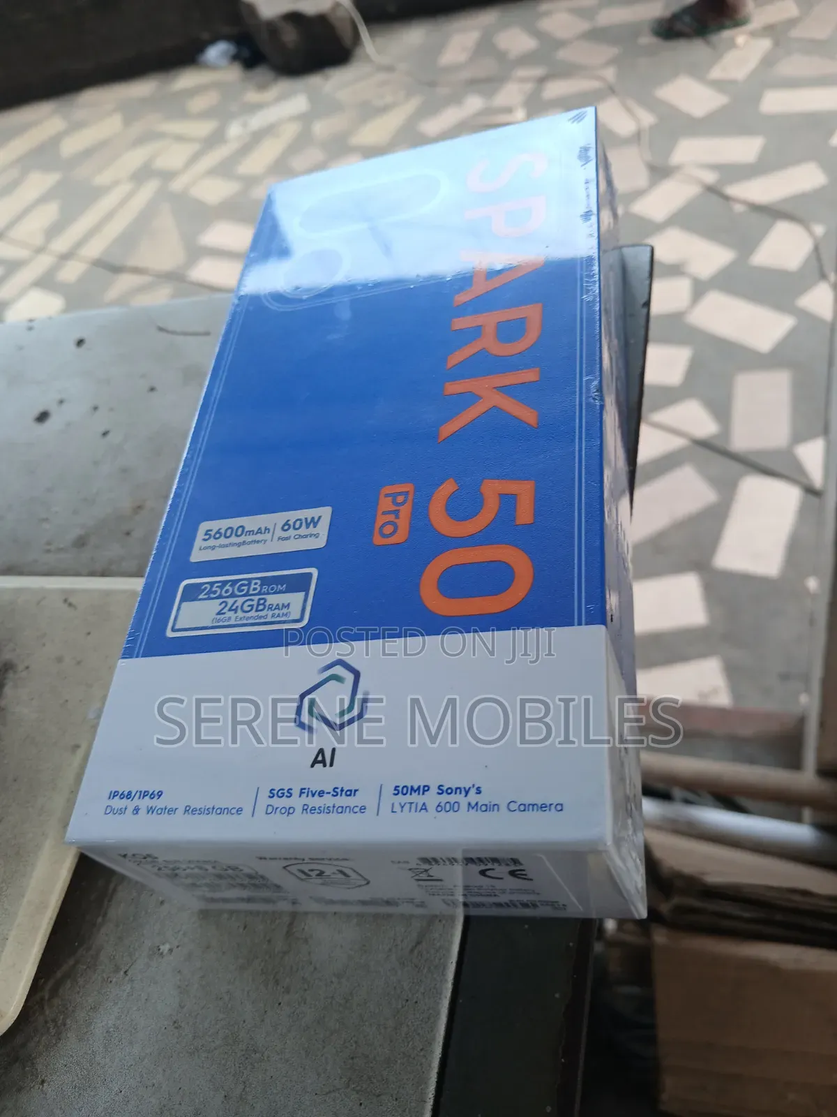 New Tecno Spark 50 Pro 256 GB Black