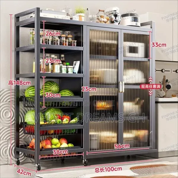 Multi-Purpose Kitchen Storage Cabinet Rack
