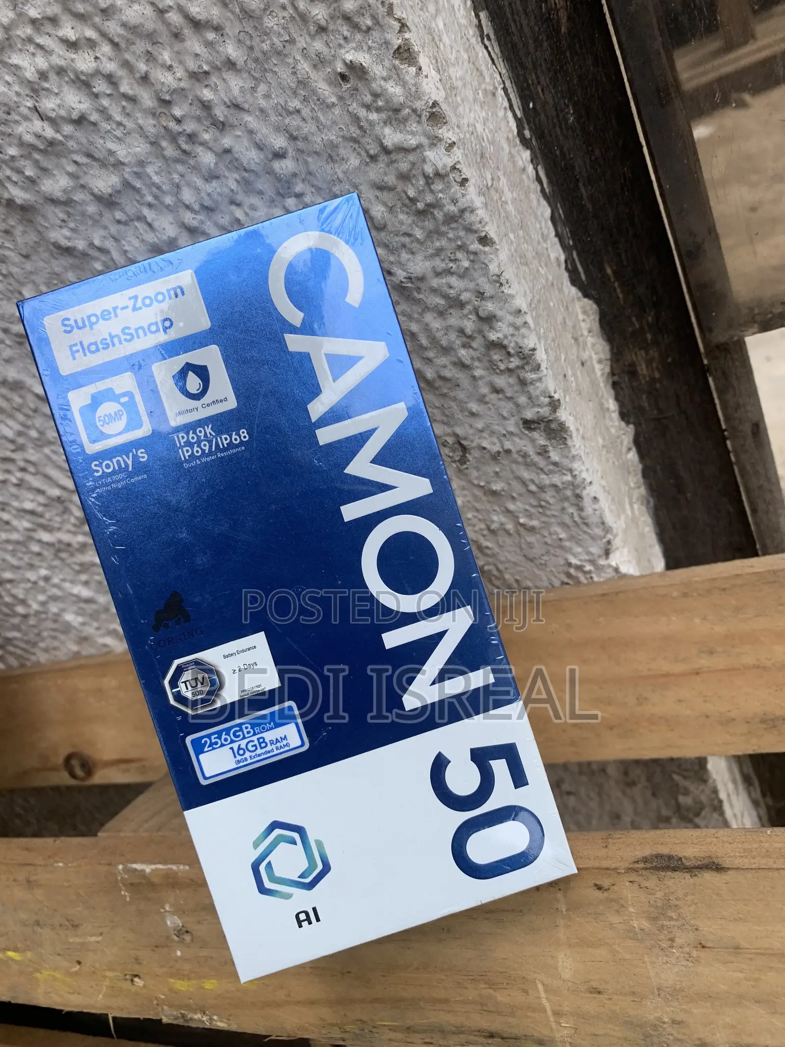 New Tecno Camon 50 256 GB Orange