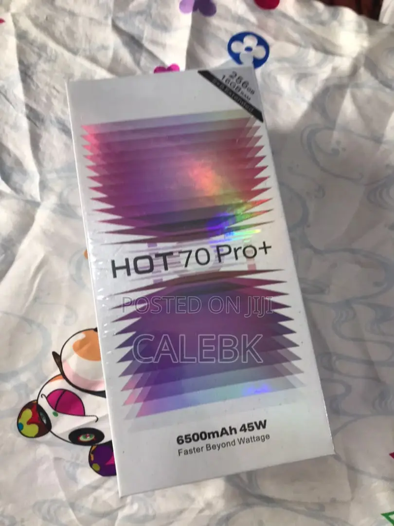 New Infinix Hot 70 Pro 256 GB Black