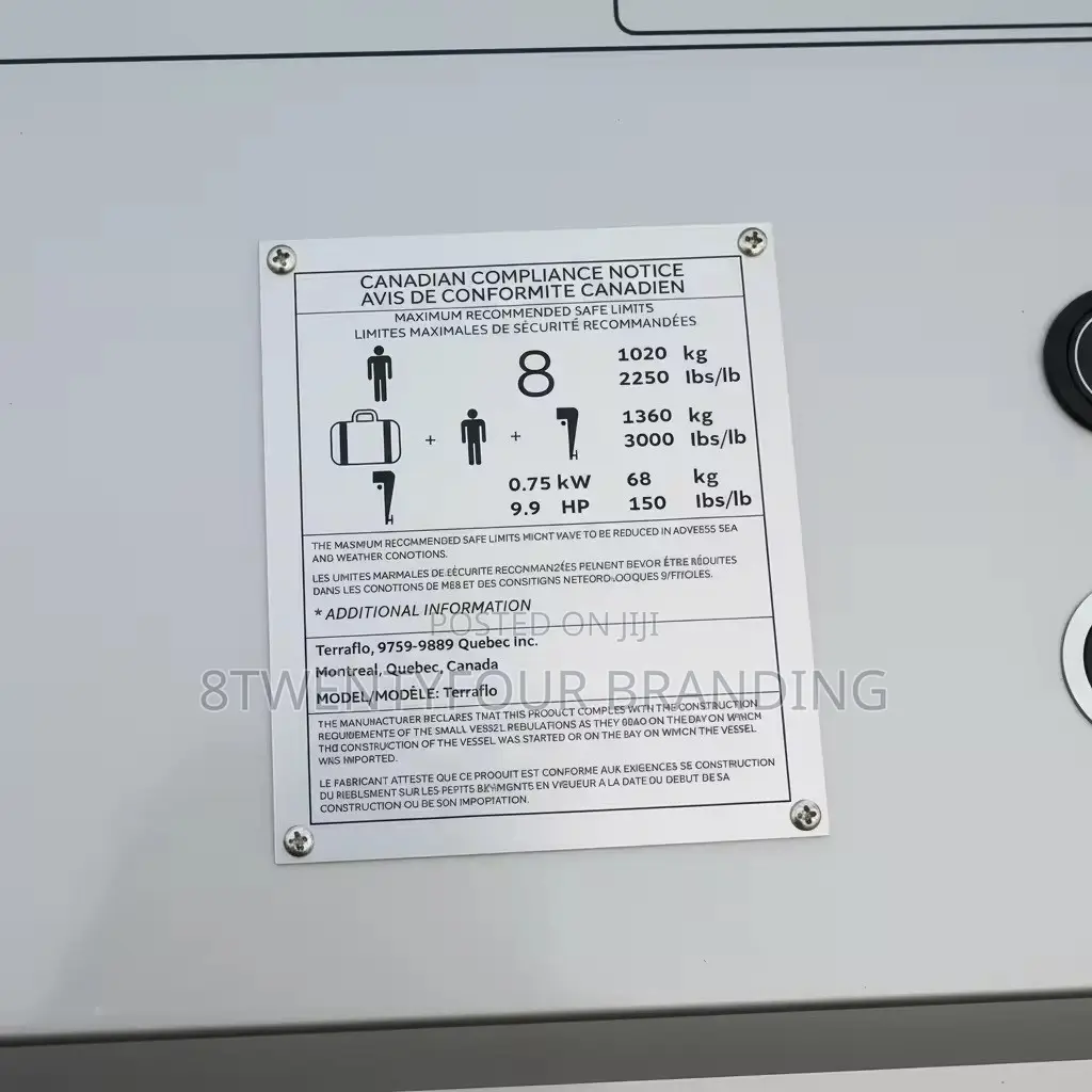 Metallic Tags/Labels for Machines