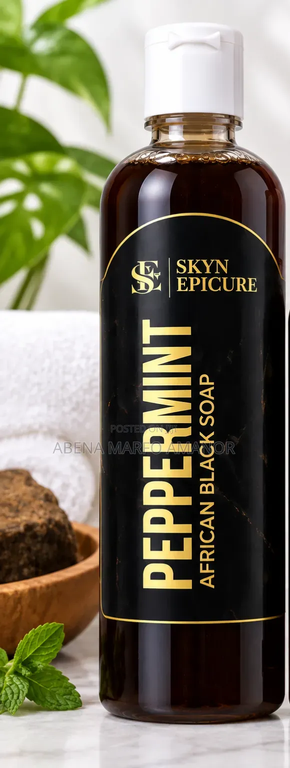 Peppermint African Black Soap