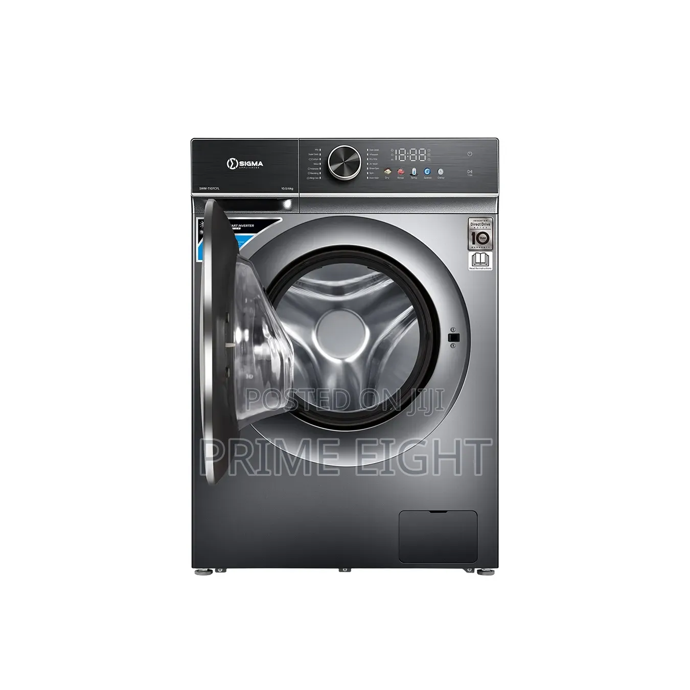 New Sigma Combo 10.6kg/6kg Washing Machine (Swm-T107cfl)