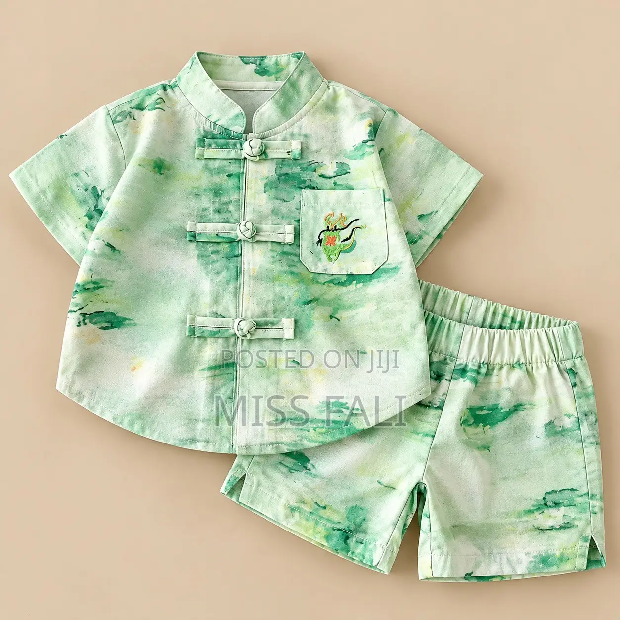 Jade Mandarin Set. 9-12Months