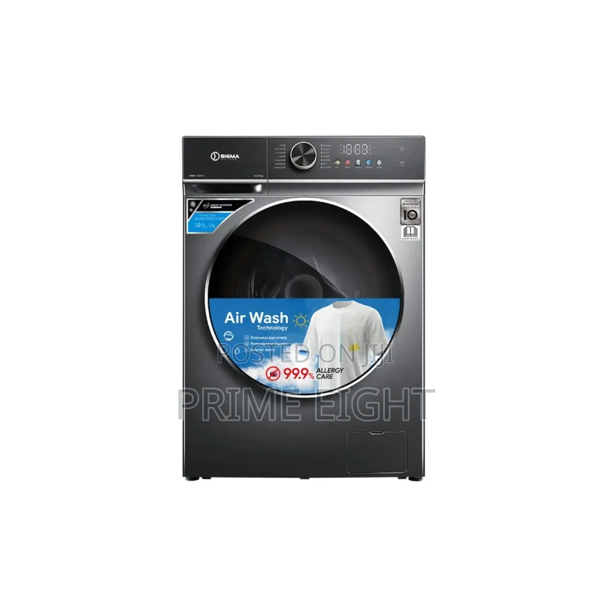 SIGMA SWM-T107CFL 10.6kg/6kg Washing Machine Inverter Motor