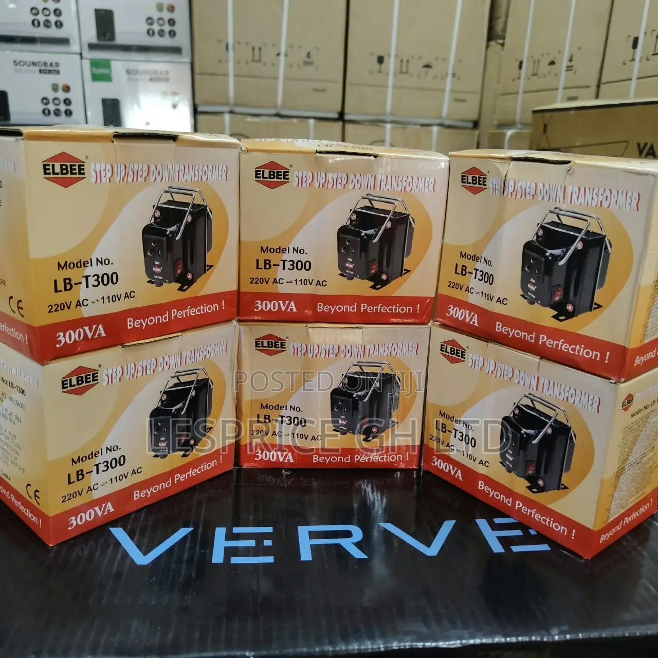 Long Lasting Original 300W Step Up Down Transformer From Elbee