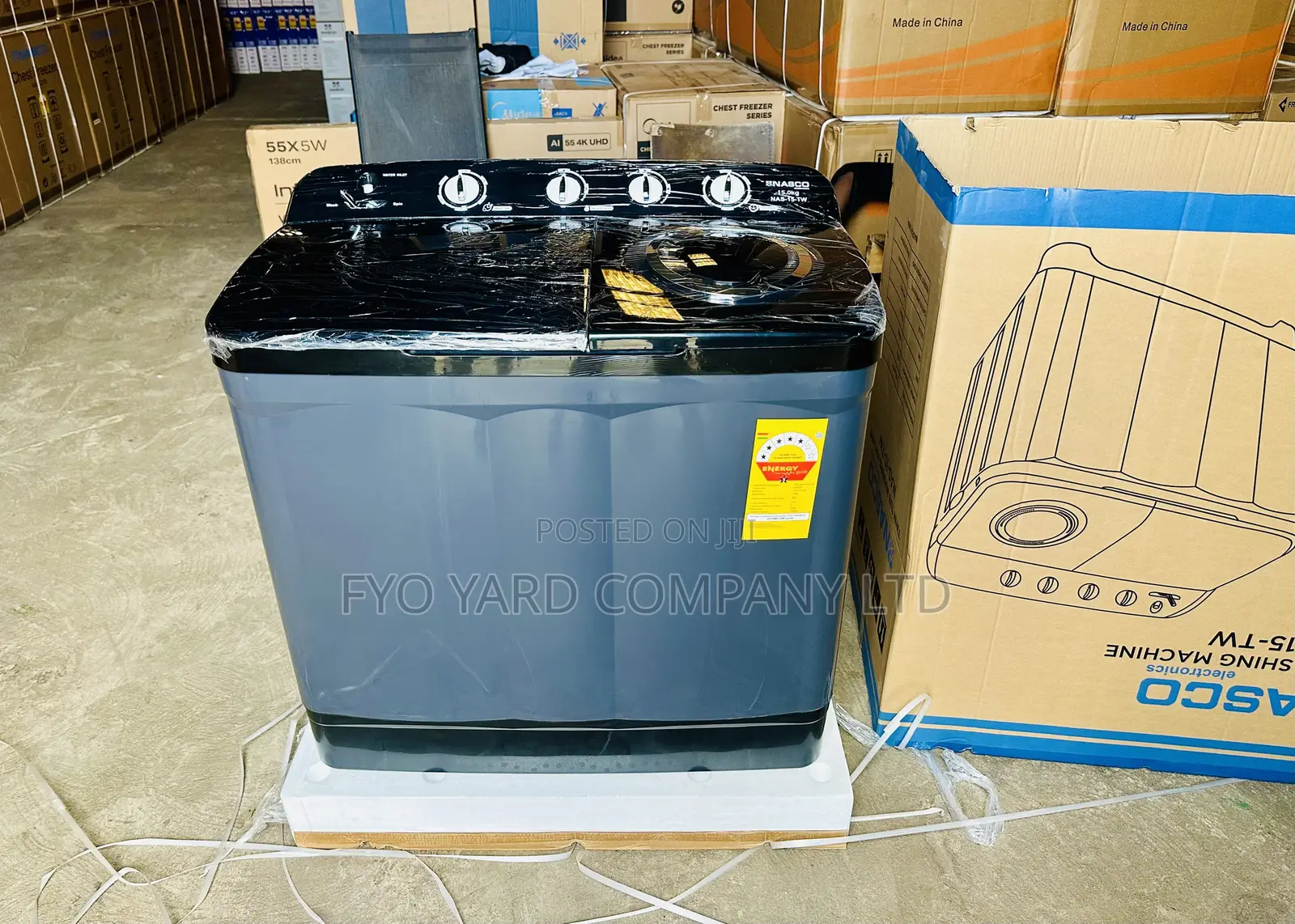 Modern Design Nasco 15KG Size Fast Washing Machine