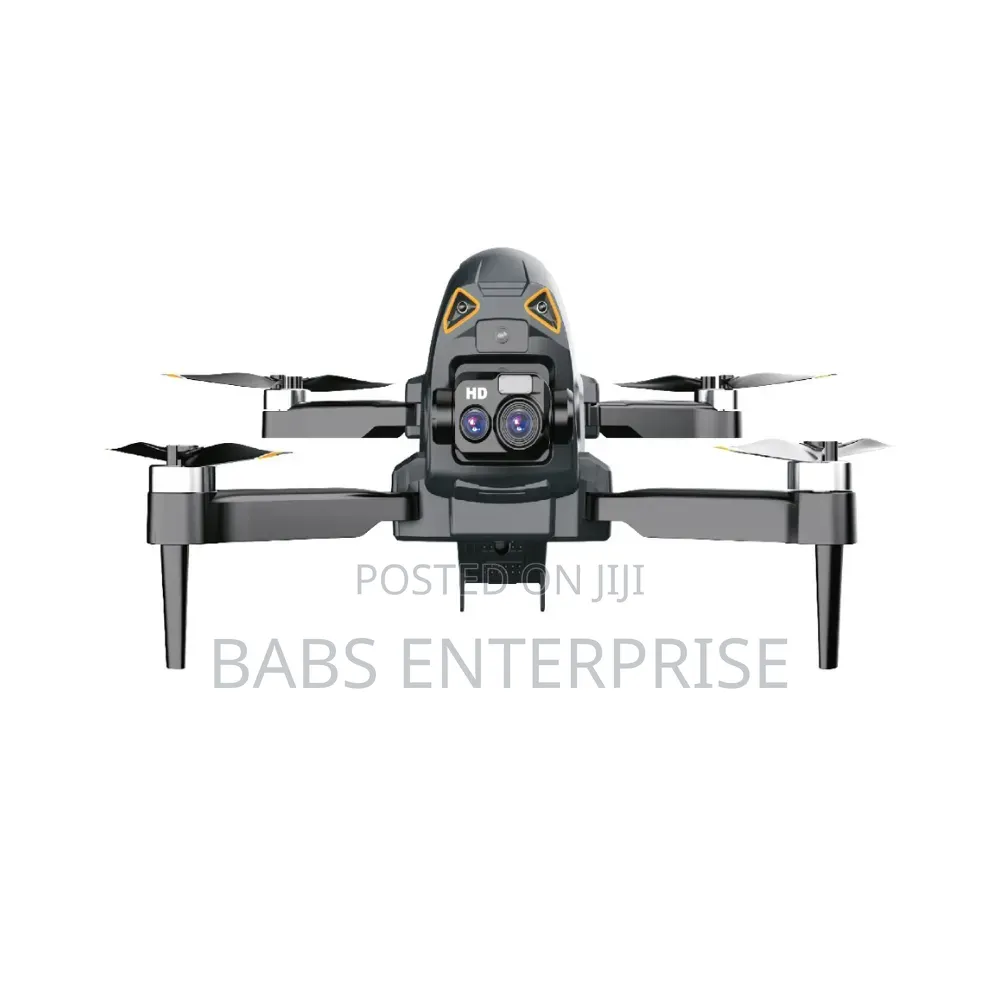 Porodo AeroVision RC Drone With Electric Regulation Dual Camera- Black