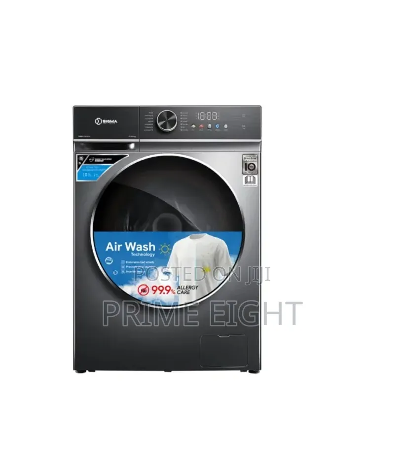 Sigma SWM-T107CFL 10.5KG Washing Machine Offers Powerful Cleaning
