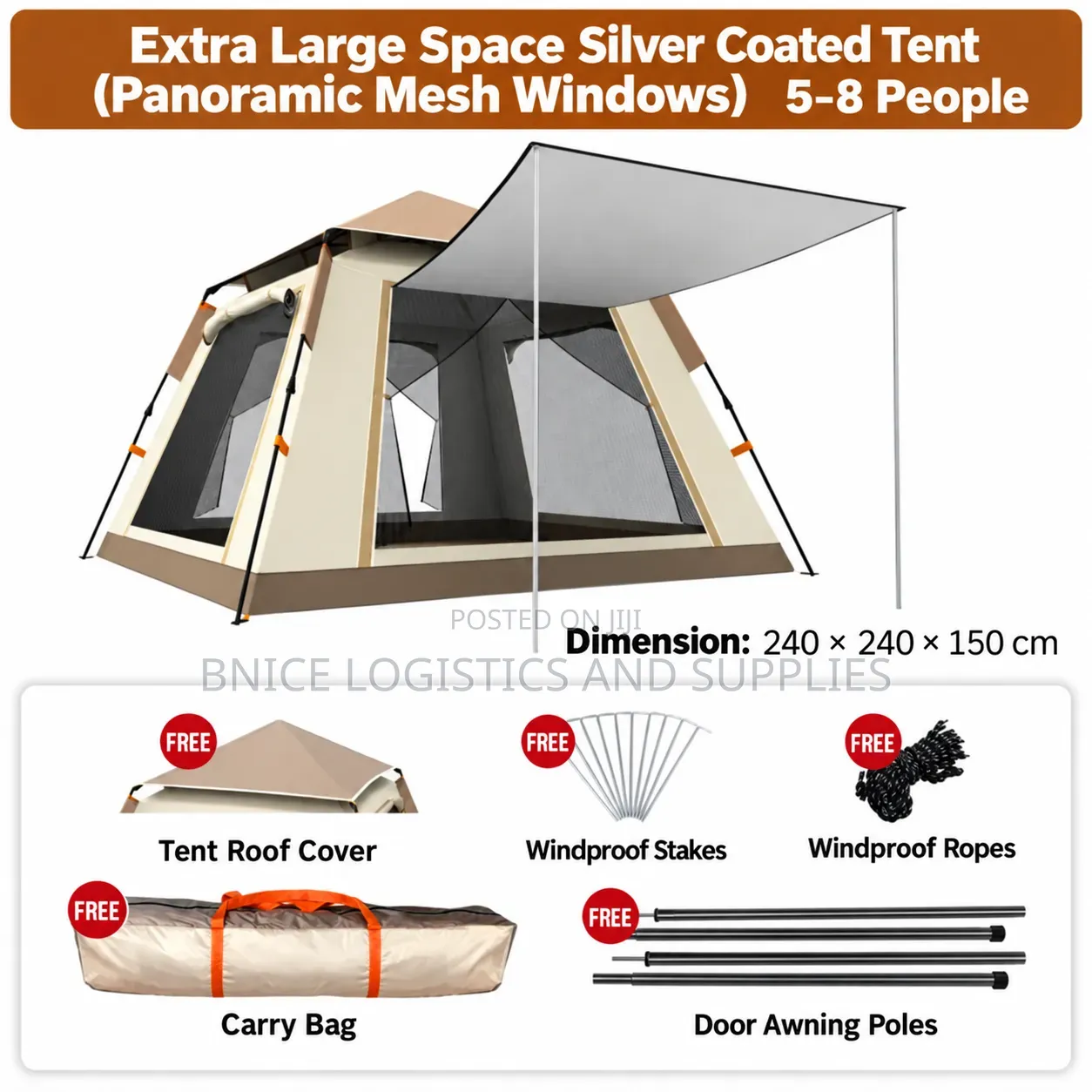 5 in 1 Automatic Tent