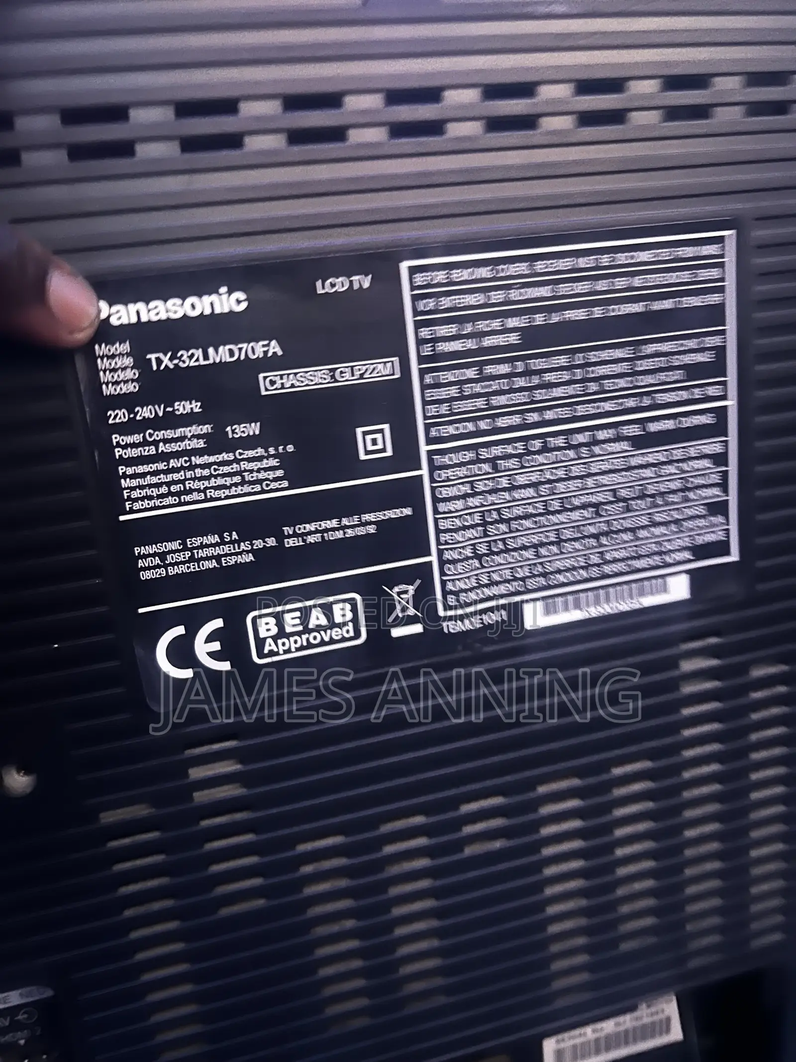 PANASONIC 32inch Wide