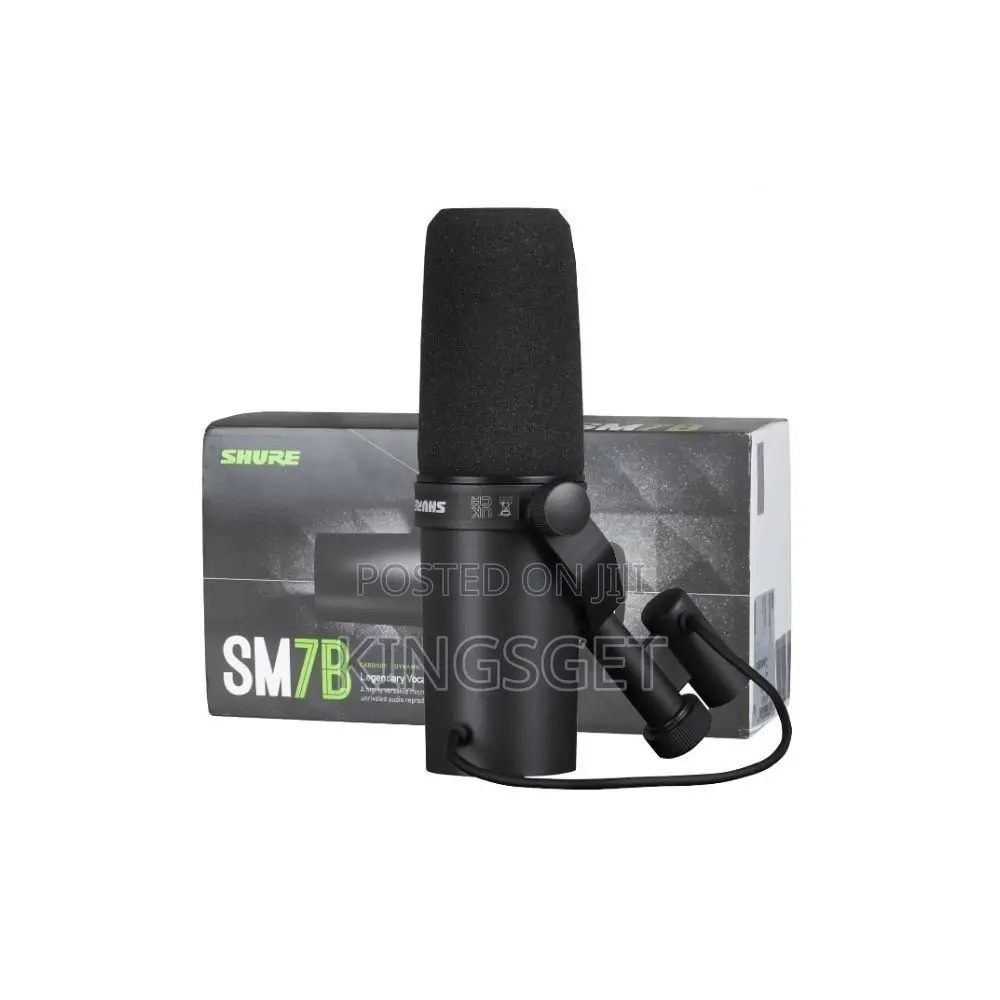 Shure SM7B — Legendary Cardioid Dynamic Vocal Microphone