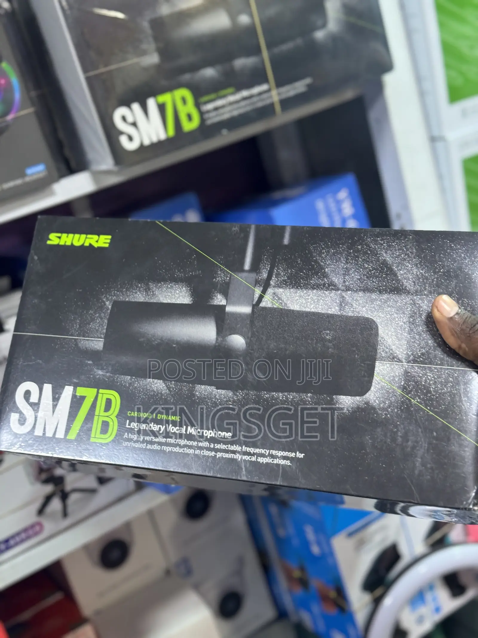 Shure SM7B — Legendary Cardioid Dynamic Vocal Microphone