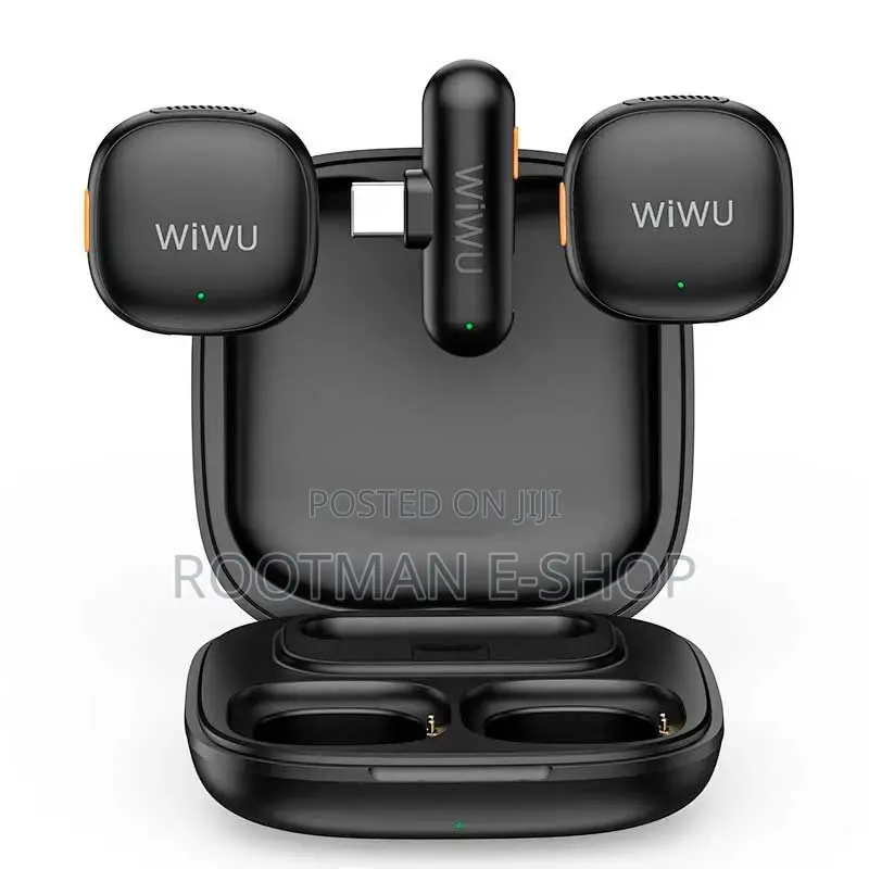 WiWU Wi-Wm006 AI Duo Wireless Microphone Type-C - Black