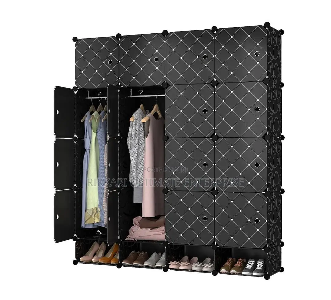 16 Cubes Plastic Wardrobe