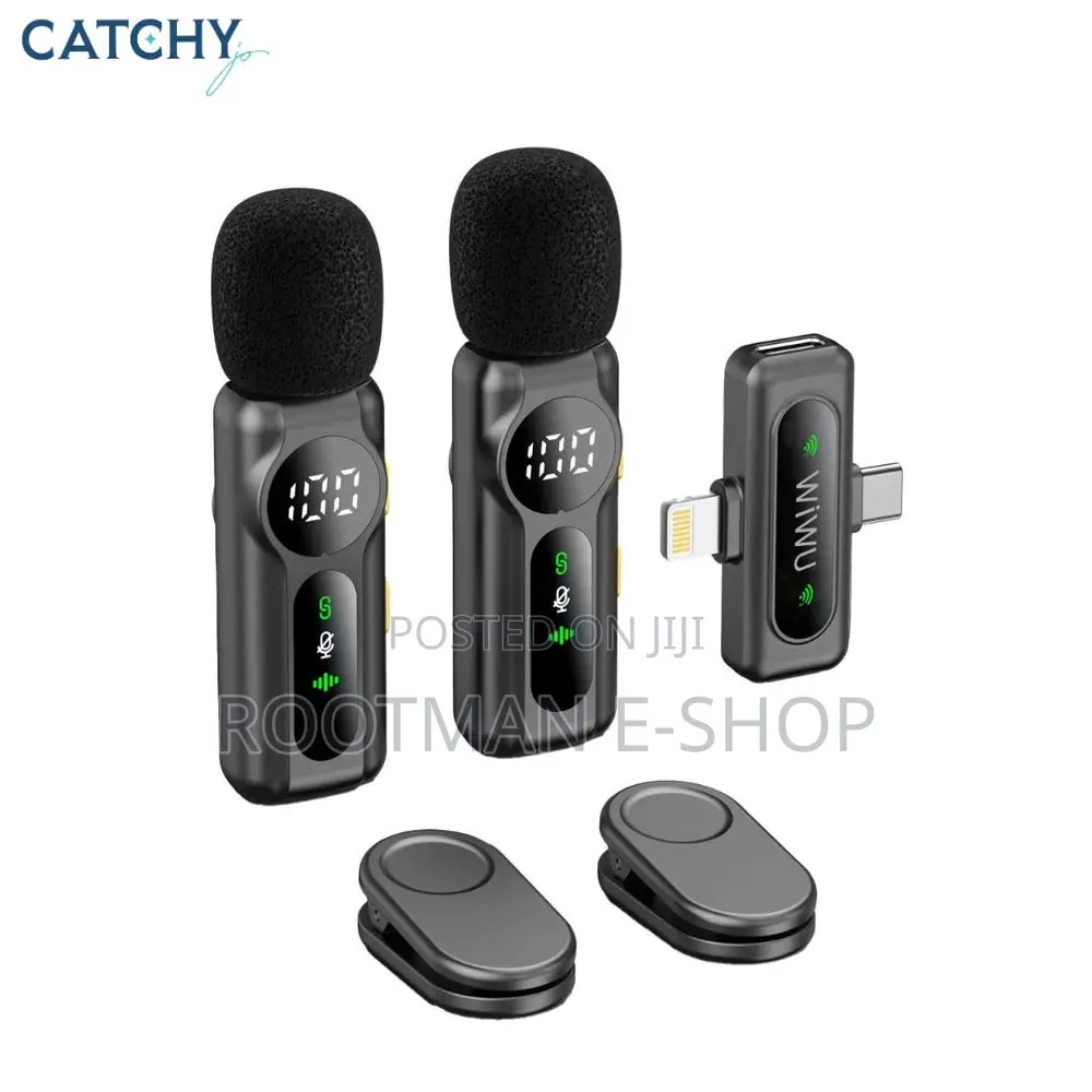 WiWU Wi-Wm007 ANC Duo Wireless Type-C Lightning Microphone