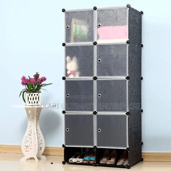 8 Cubes Plastic Wardrobe