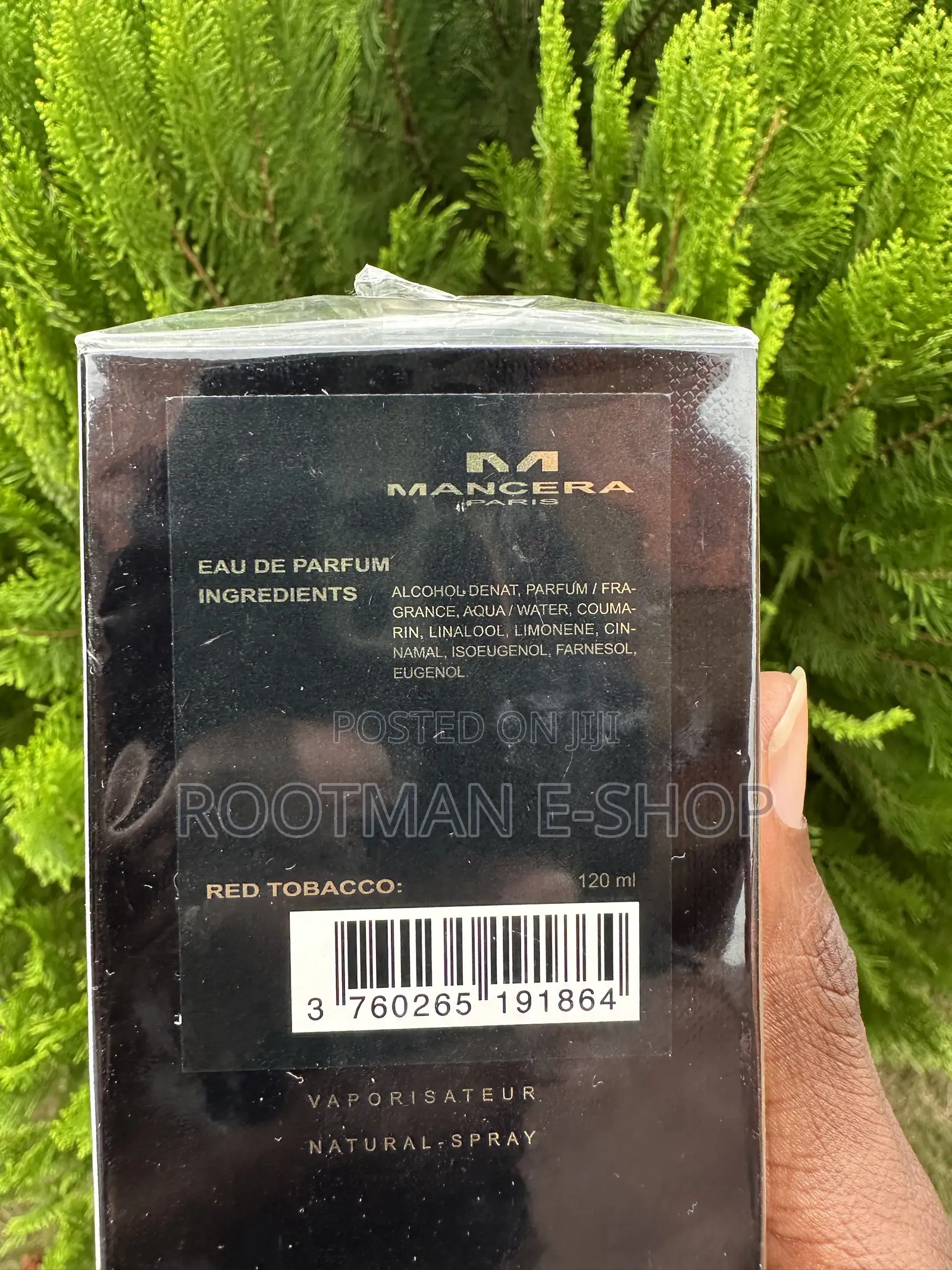 Mancera Red Tobacco Eau De Parfum 120ml Bottle