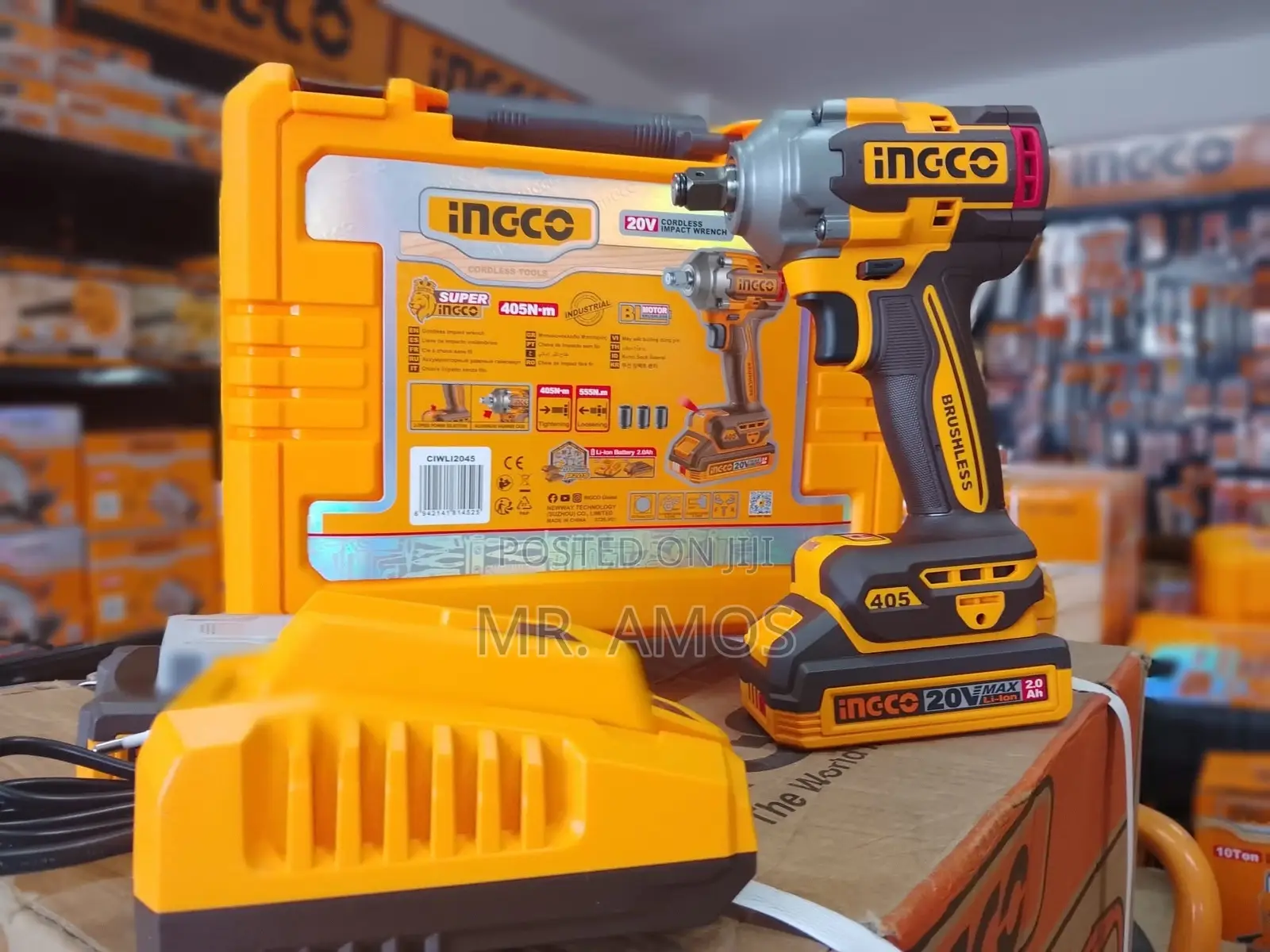 20V Cordless Impact Wrench With 1/2 Square Drive - CIWLI2045