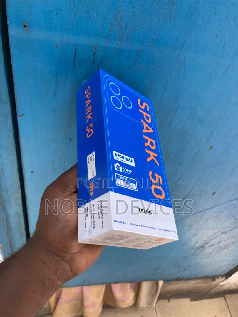 New Tecno Spark 50 128 GB Black