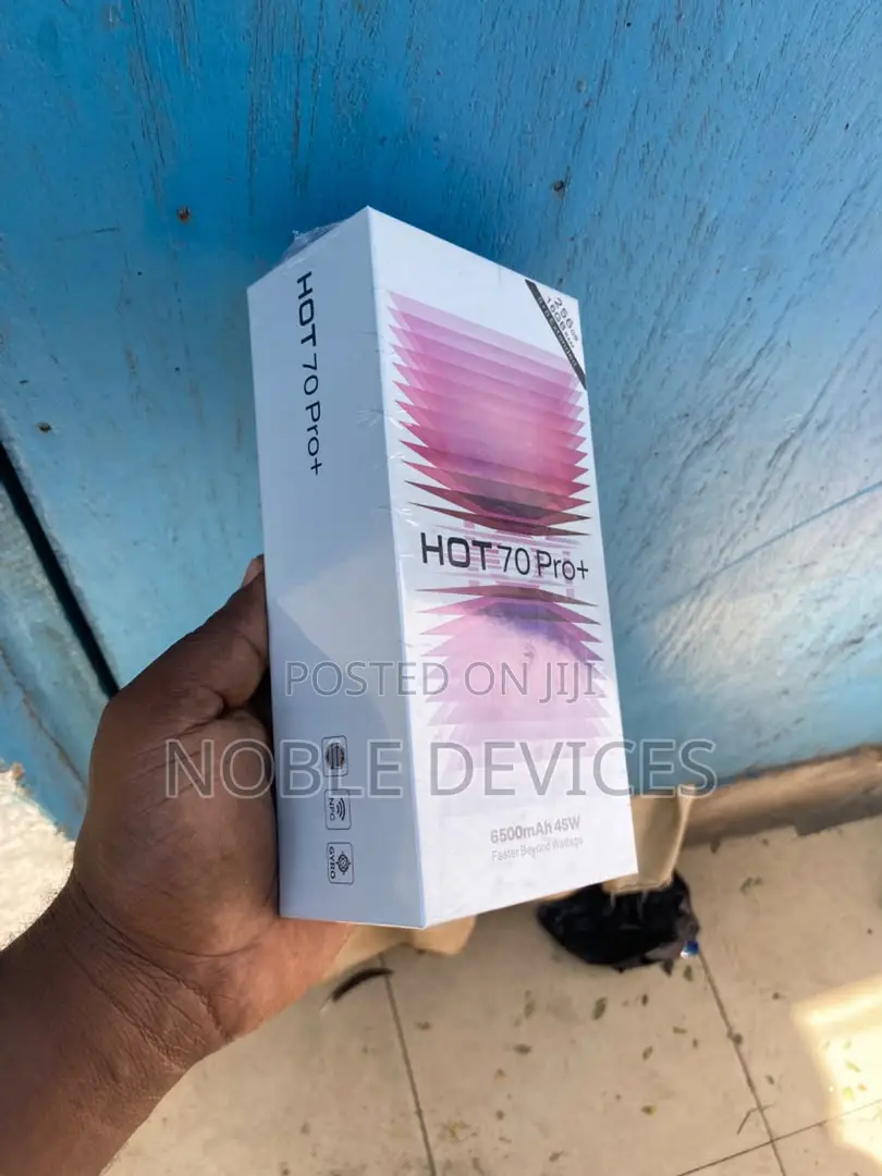 New Infinix Hot 70 Pro 5G+ 256 GB Black