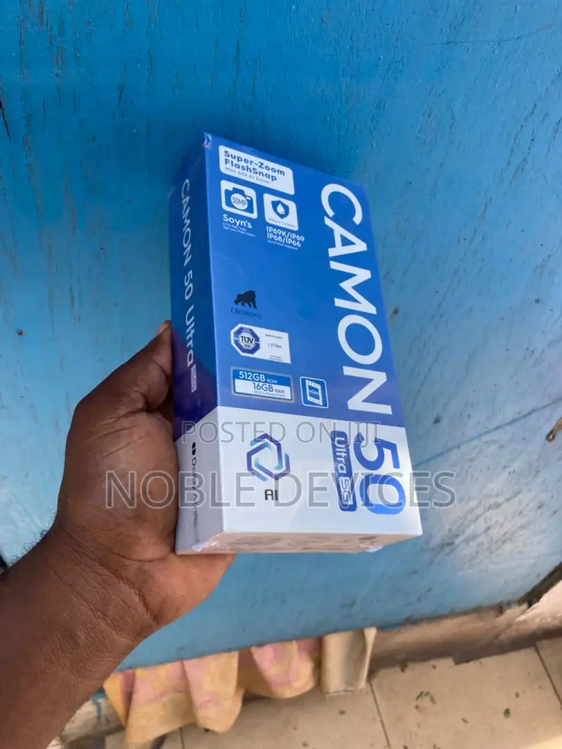 New Tecno Camon 50 Ultra 512 GB Black