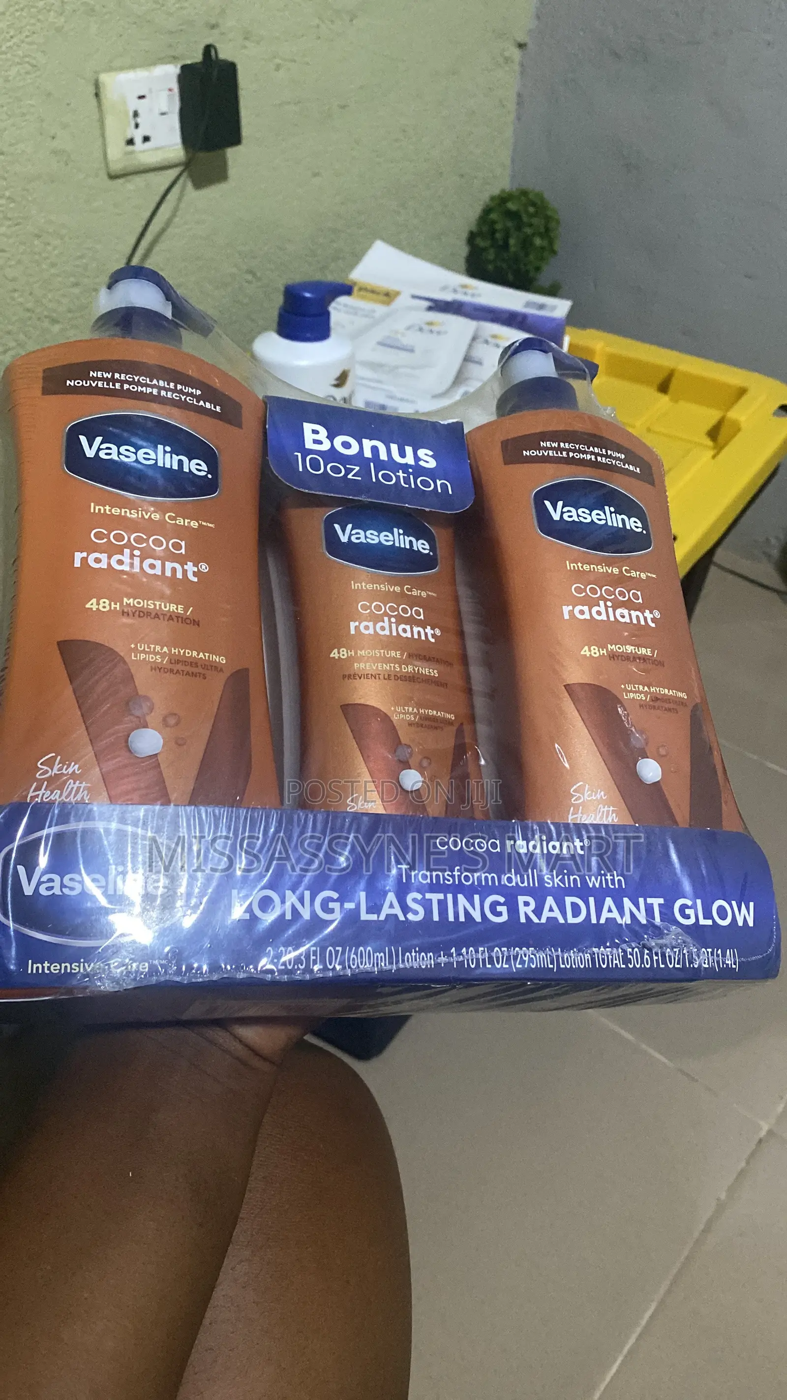 Vaseline Cocoa Radiant Pack of 3