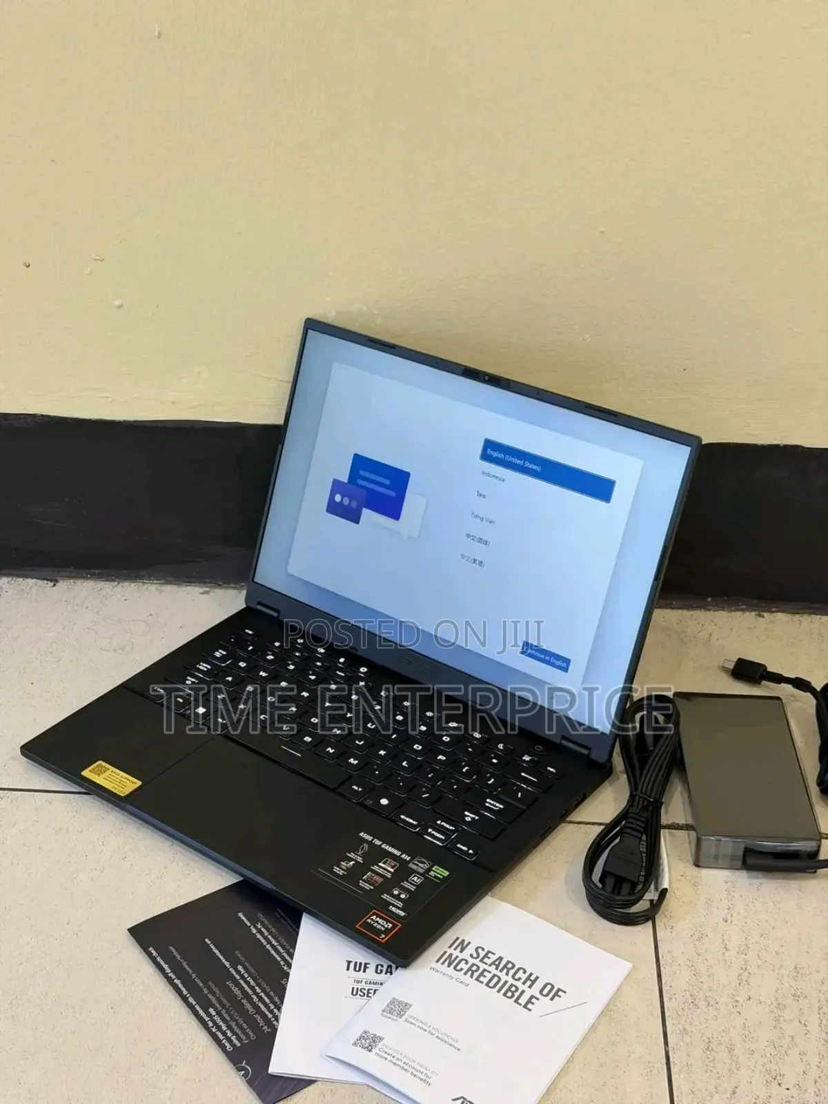 New Laptop Asus TUF Gaming A14 16GB AMD Ryzen 7 SSD 512GB