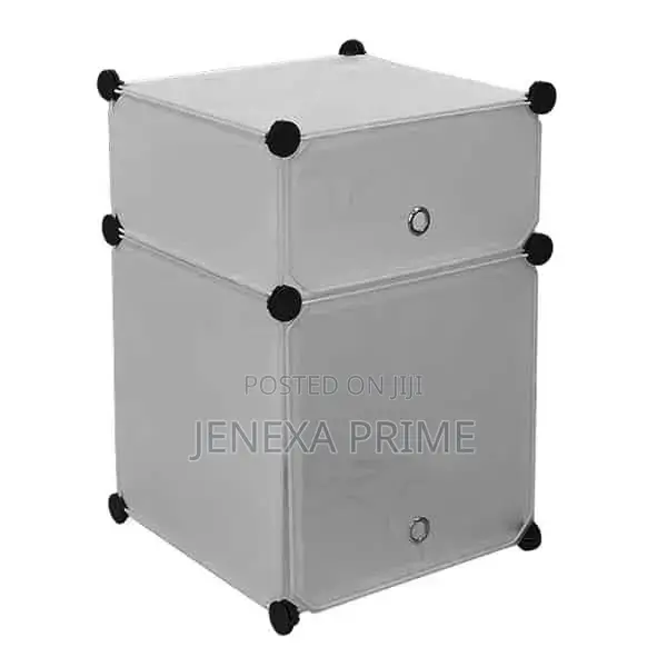 Double Cube Plastic Storage-Green