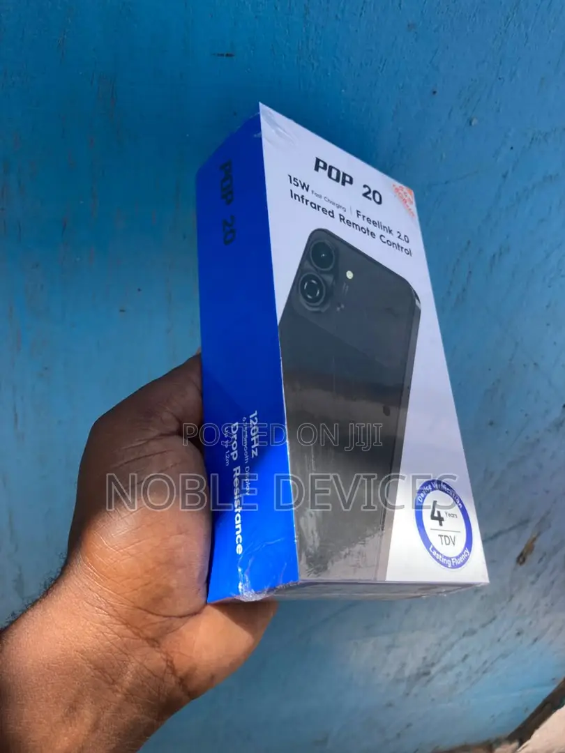 New Tecno Pop 20 64 GB Black