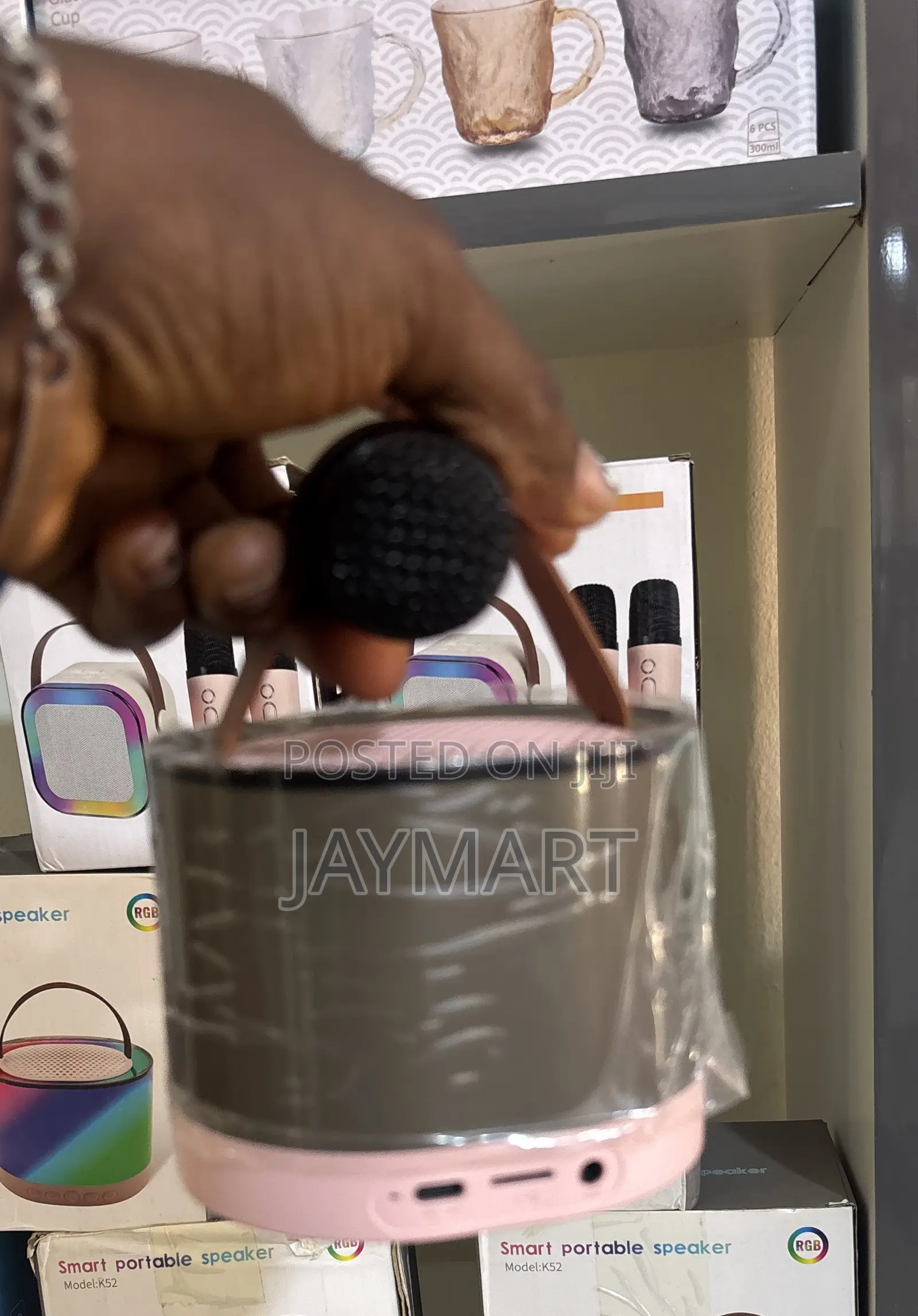 Smart Portable Speaker With a Microphone