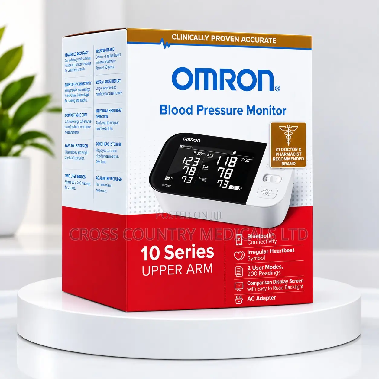 OMRON 10 Series Upper Arm Blood Pressure Monitor