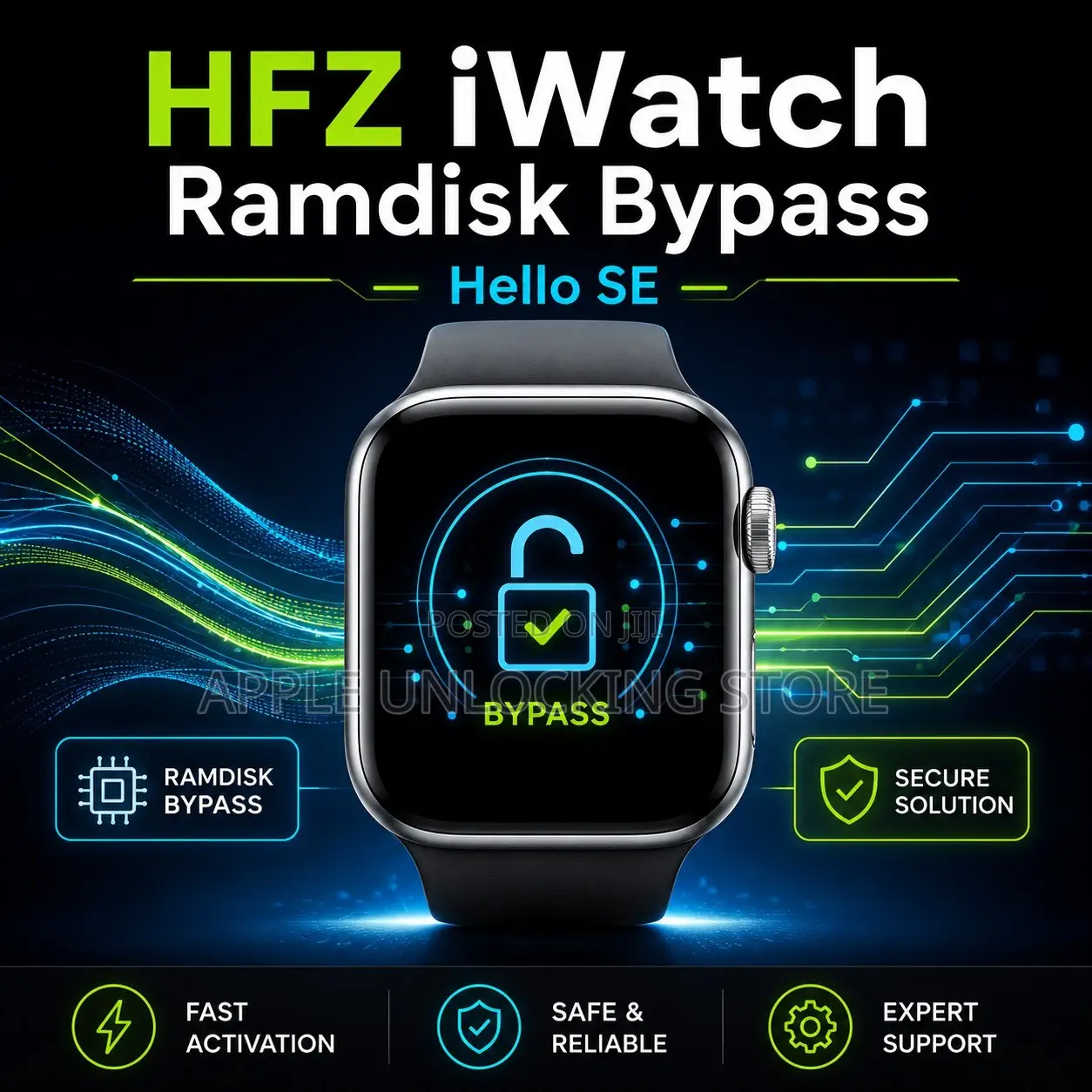 Apple Watch Bypass HFZ iWatch Ramdisk Bypass