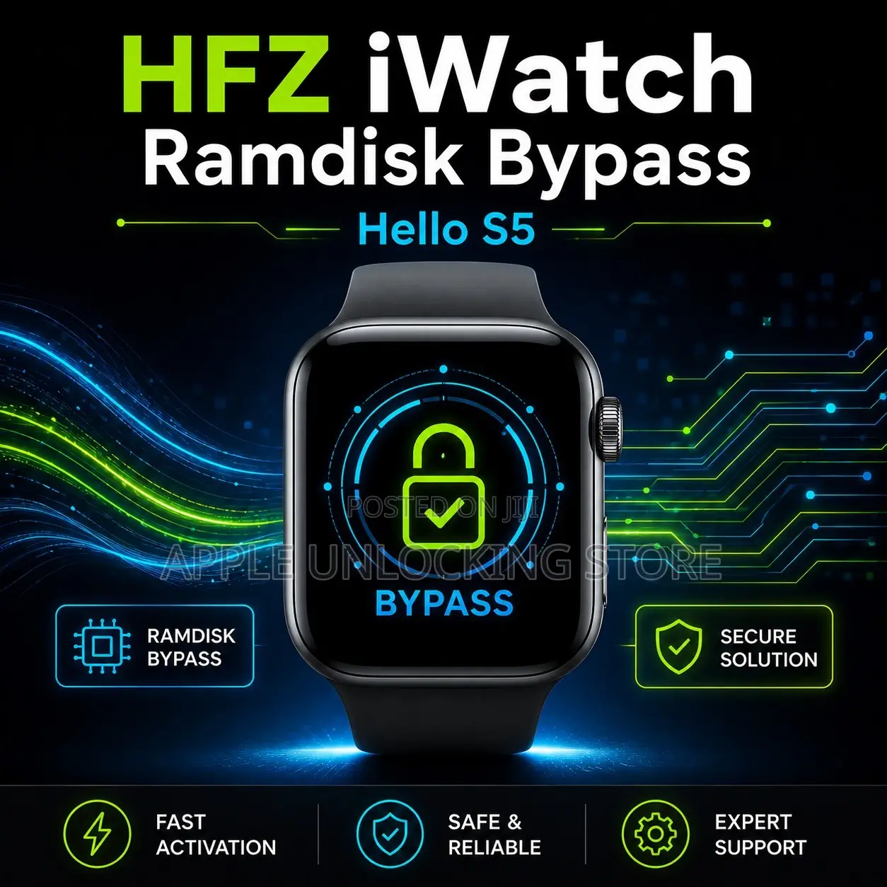 Apple Watch Bypass HFZ iWatch Ramdisk Bypass